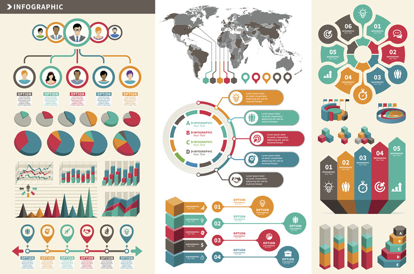 examples of elements for infographics
