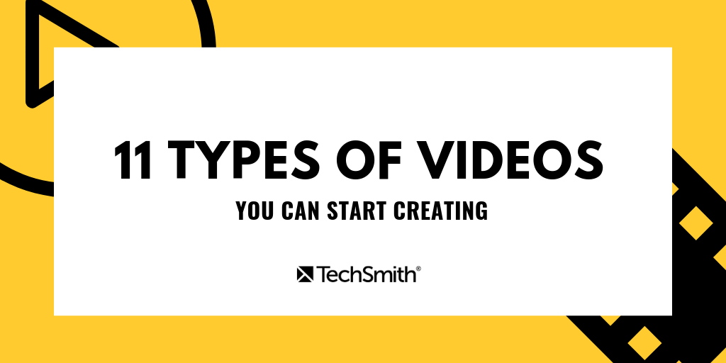 11 types of videos intro