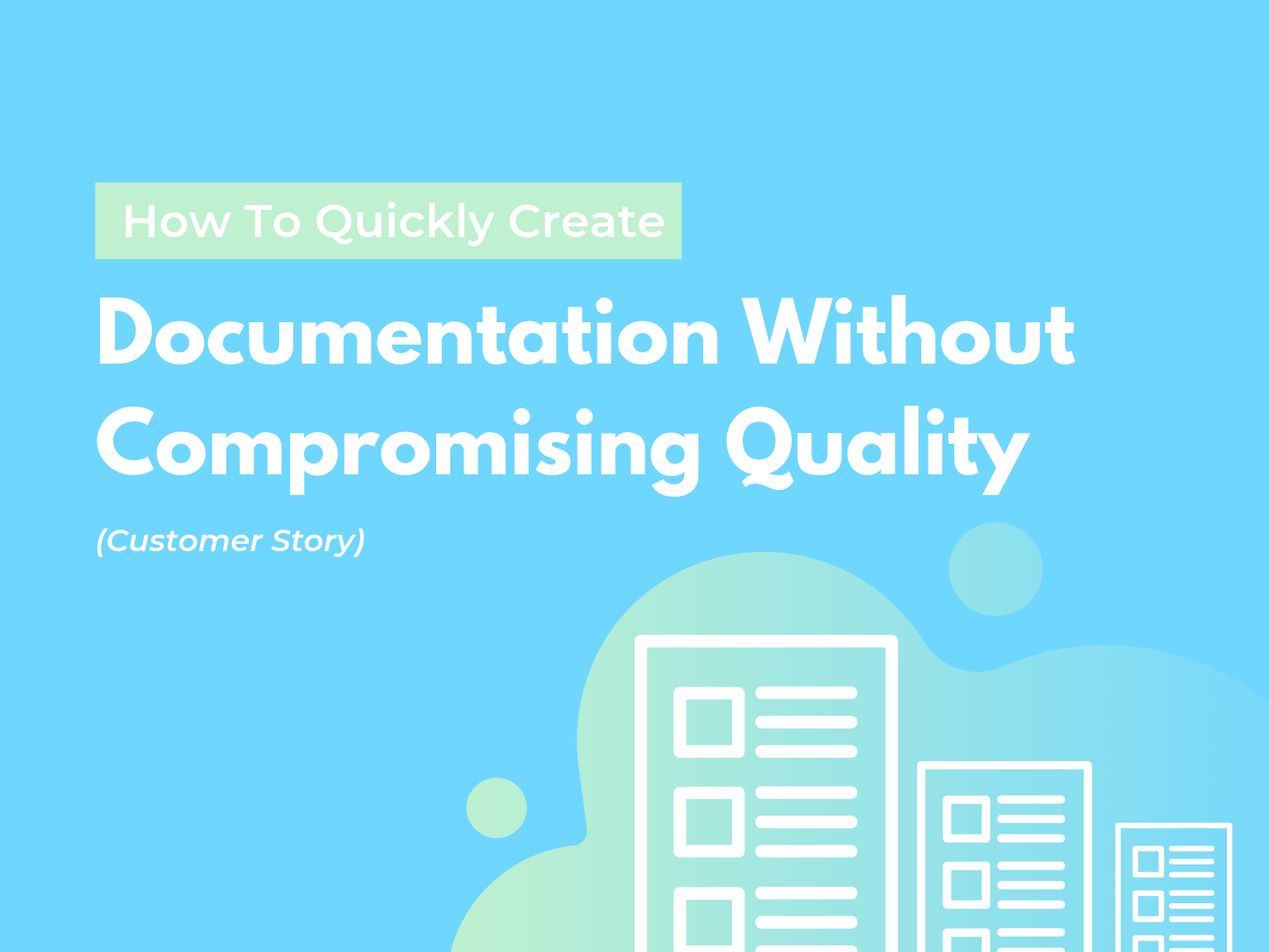 how to create documentation