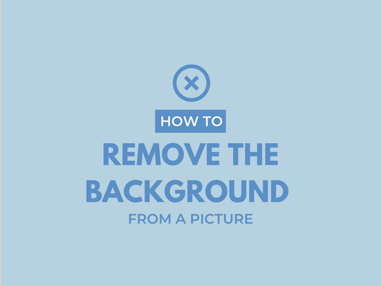 How to Remove the Background From a Picture | The TechSmith Blog