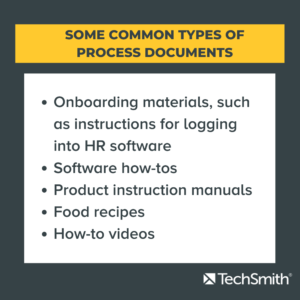 How To Create Visual Process Documentation And Guides | The TechSmith Blog