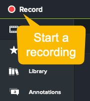 camtasia screenshot how to make a demo video start recording