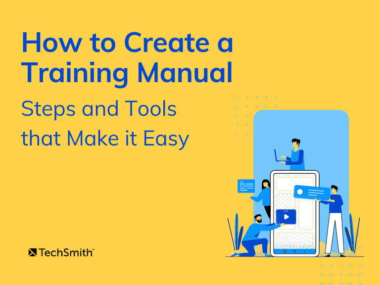 How To Create A Training Manual Free Template TechSmith