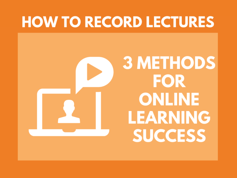 how to secretly record lectures