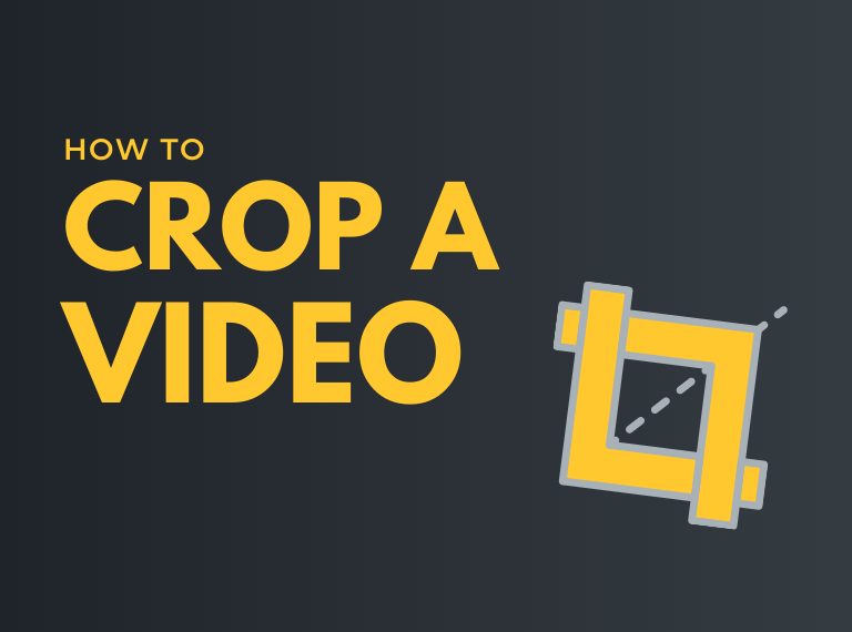 how to crop a video image
