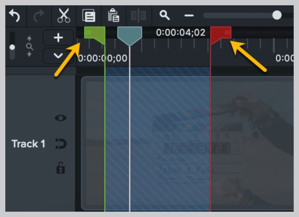 How to trim a video with Camtasia