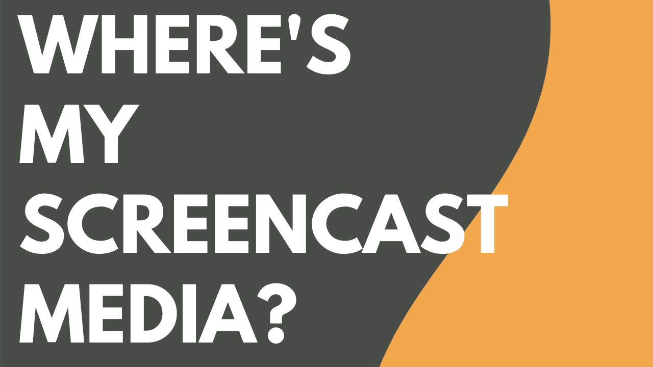 Where's My Screencast Media Featured Image