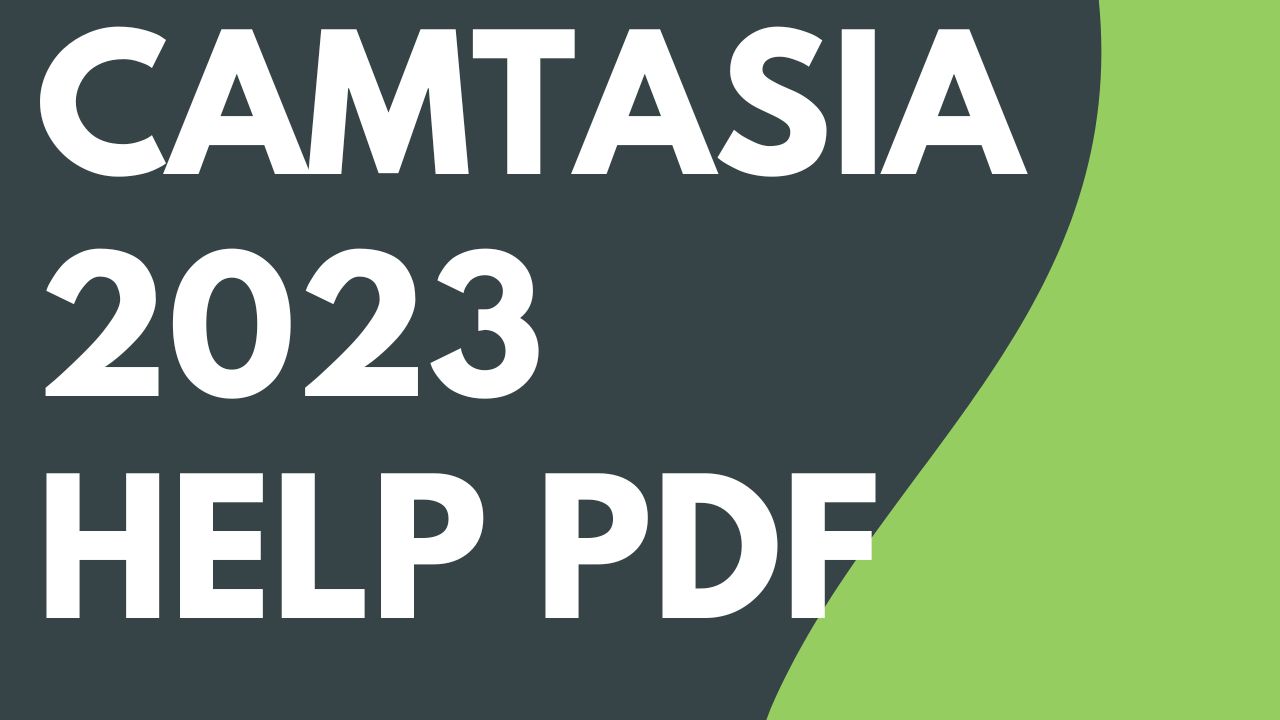 Temporary thumbnail - Camtasia 2023 Help PDF