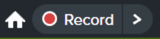 Record button in Camtasia project