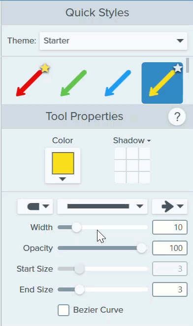 How to add a quick style to Snagit