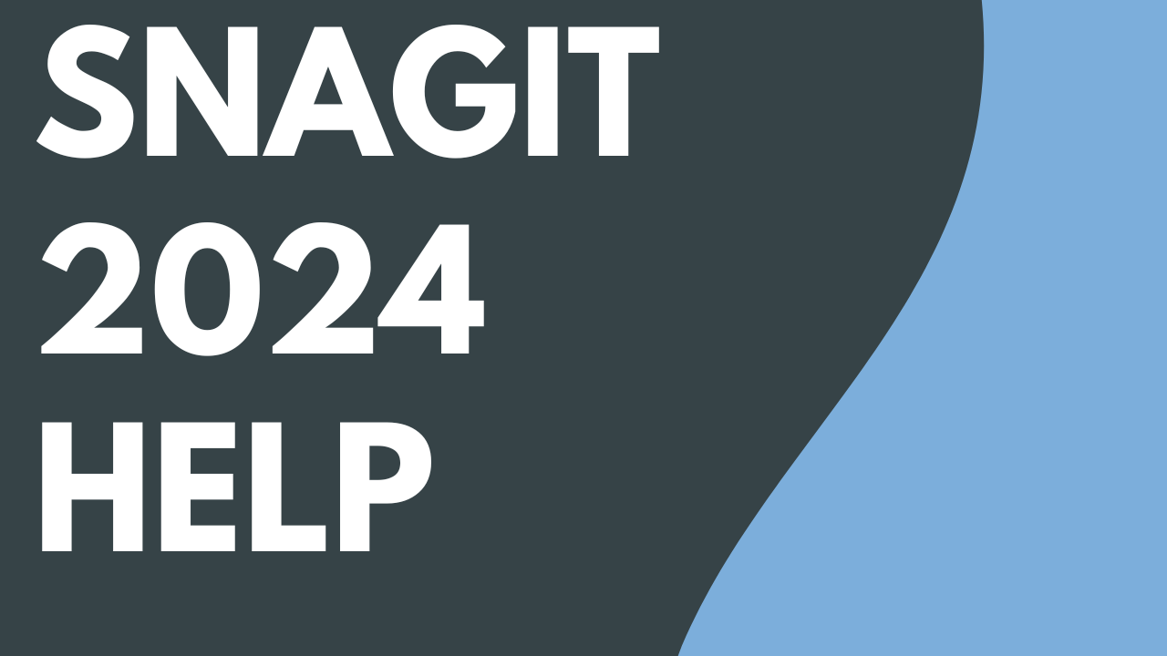 Snagit 2024 Help PDF