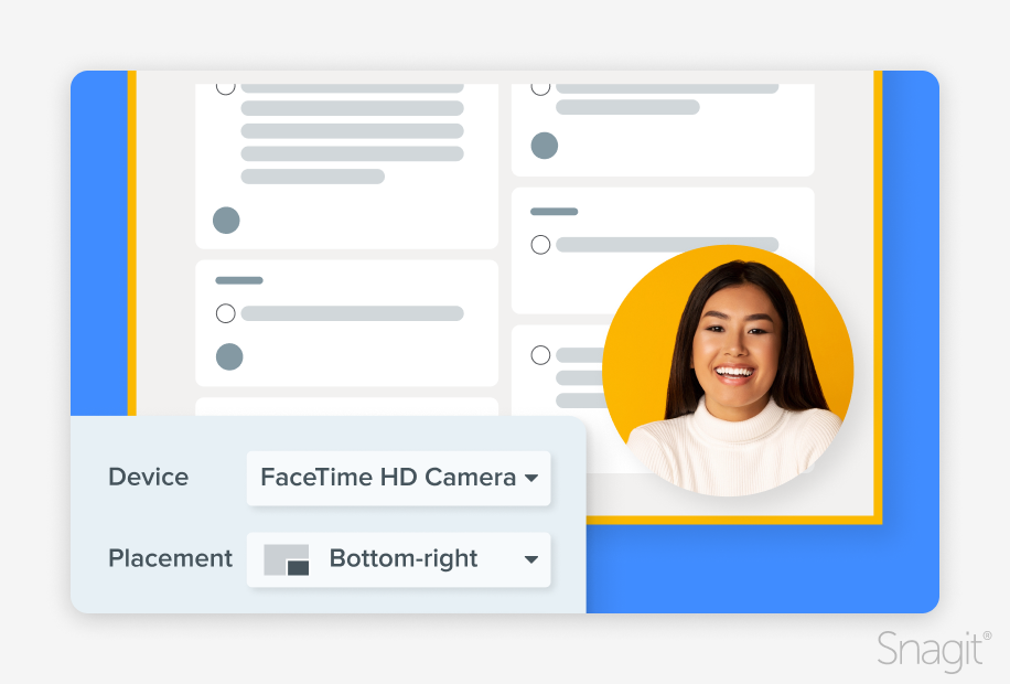 Recording the customer journey with Snagit video