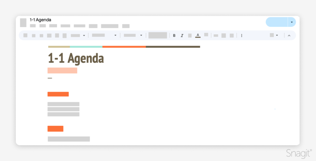 an image of a document labeled '1-1 agenda'