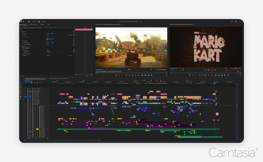 Adobe Premiere Pro interface