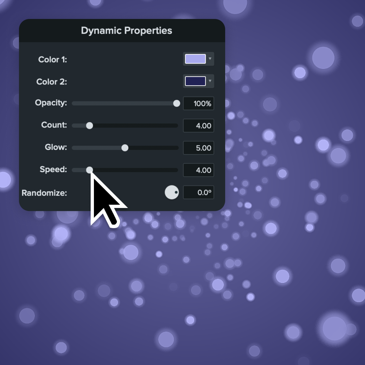 Customizing dynamic backgrounds to fit one's needs.