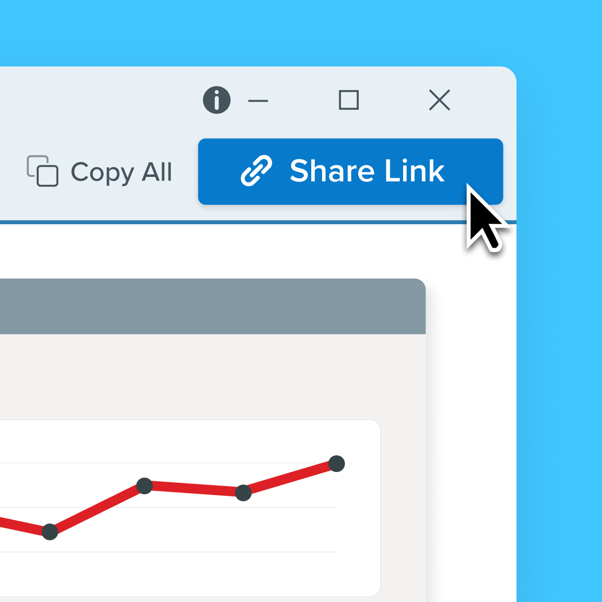 Snagit's share link button leading to the Screencast integration that facilitates communication.