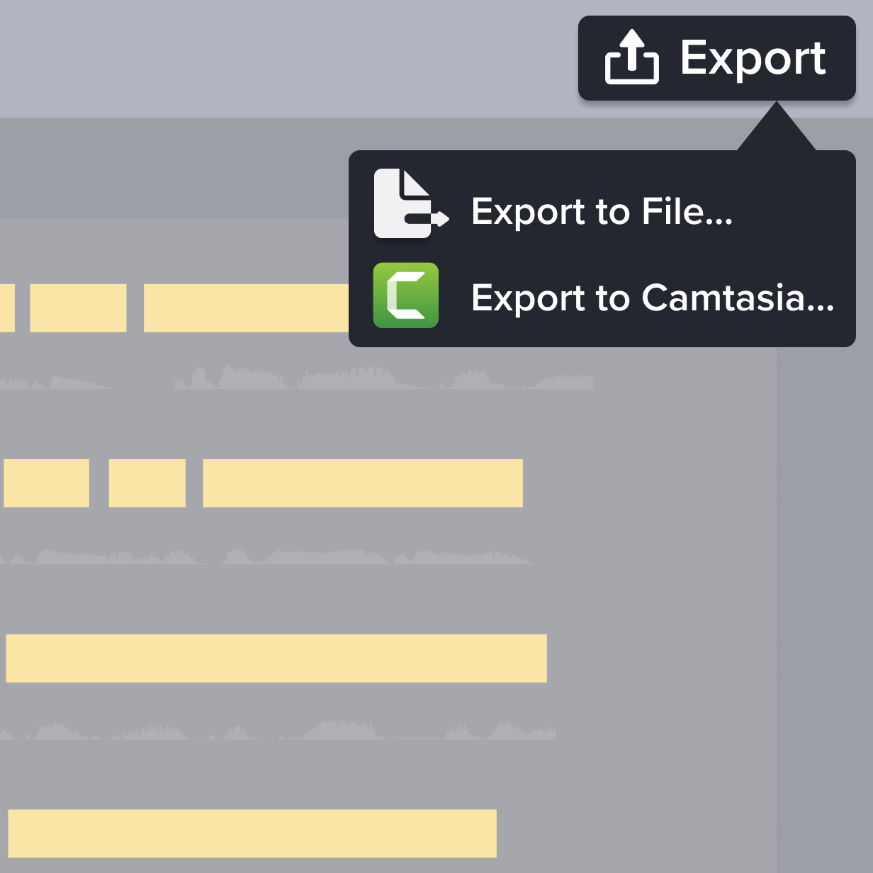 Export the file