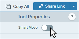 Smart Move toggle on Snagit for Windows